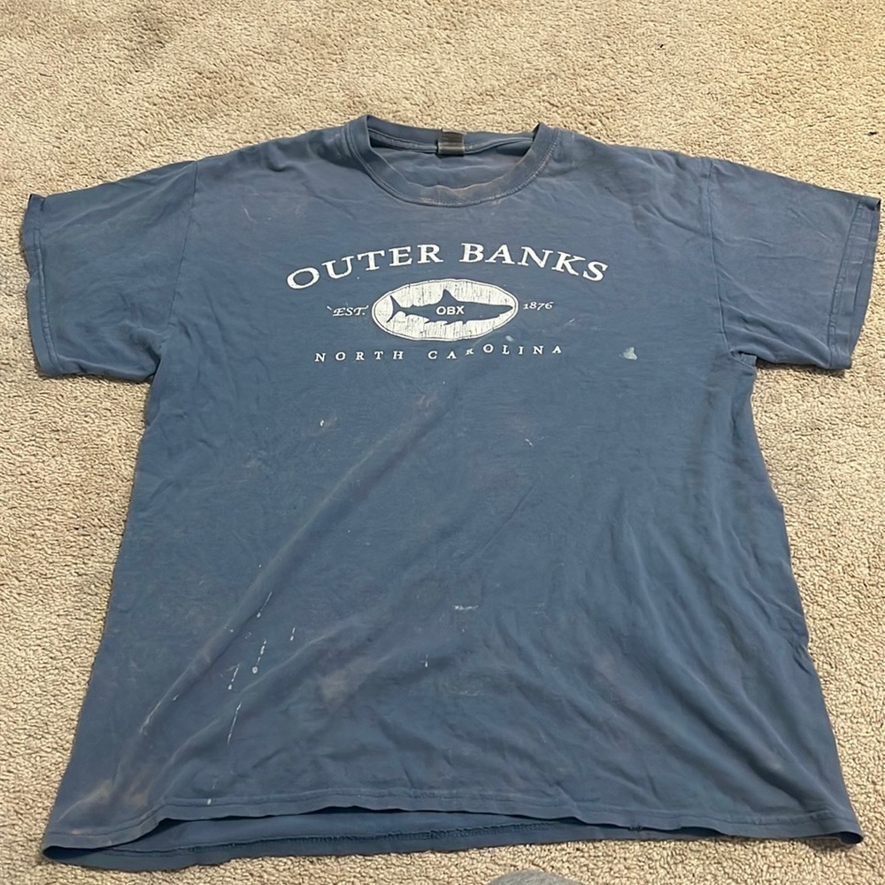Outer Banks Blue T-Shirt, Kids Large